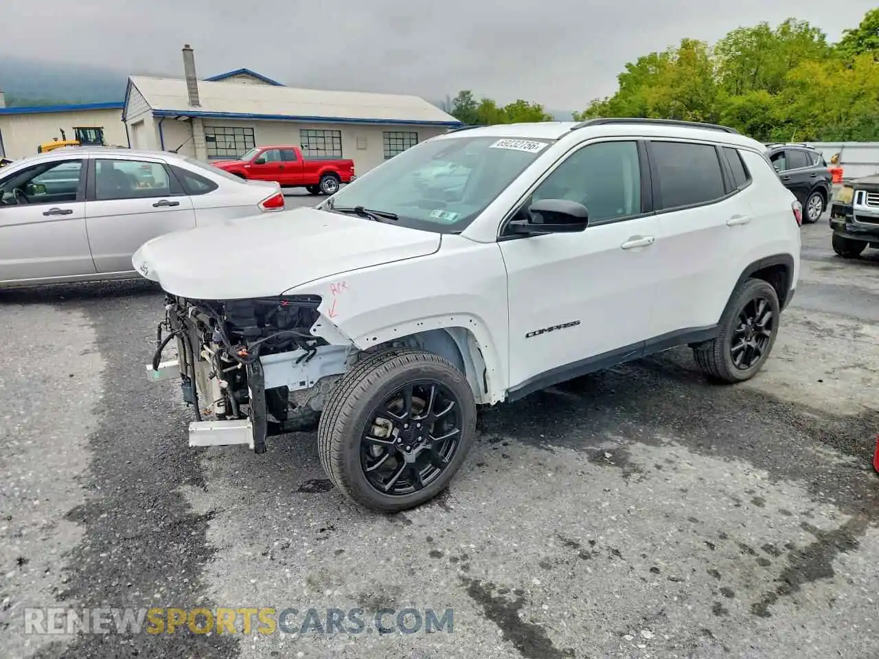 1 Photograph of a damaged car 3C4NJDFB5NT125931 JEEP COMPASS 2022
