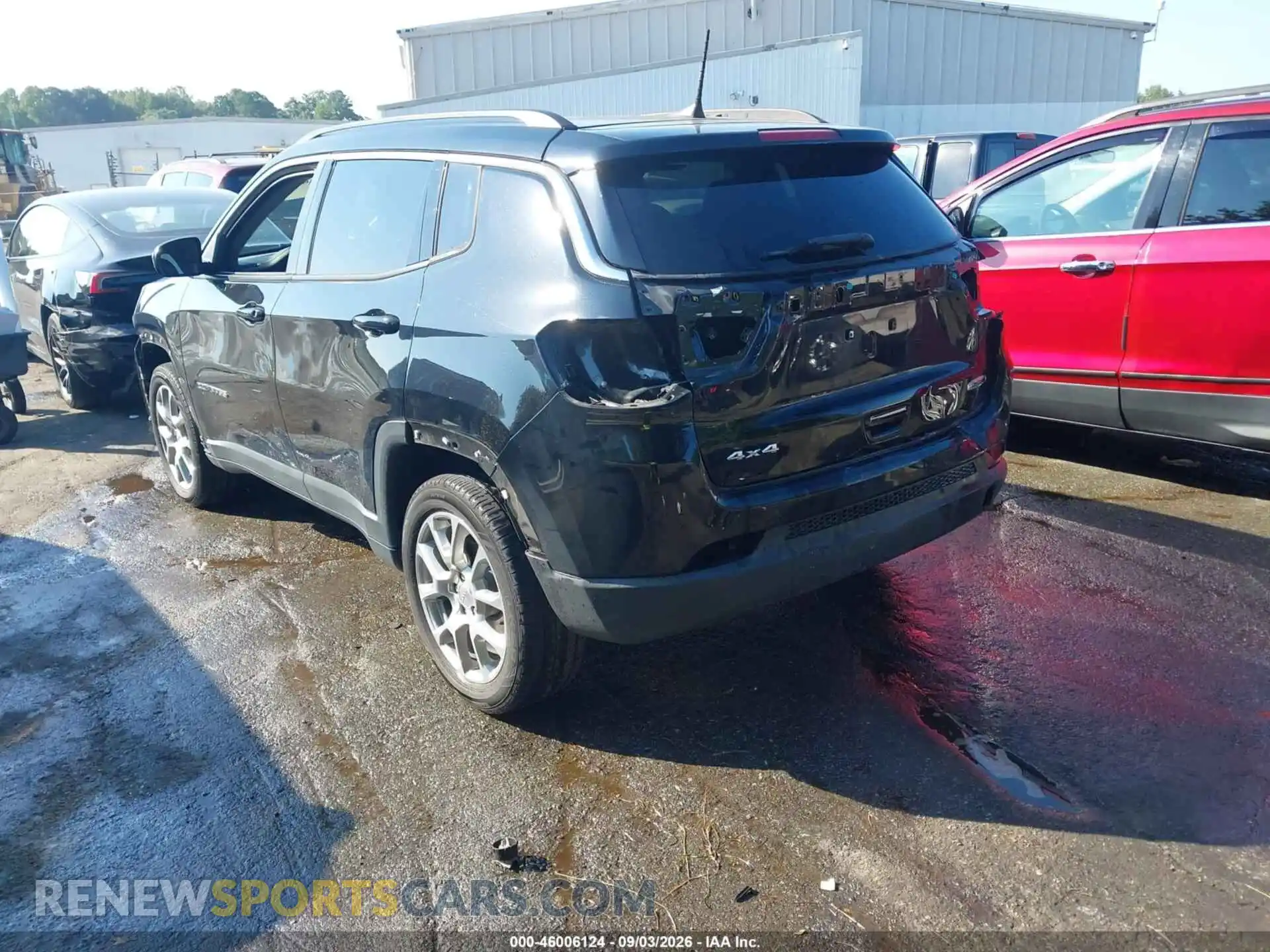 3 Photograph of a damaged car 3C4NJDFB5NT126545 JEEP COMPASS 2022