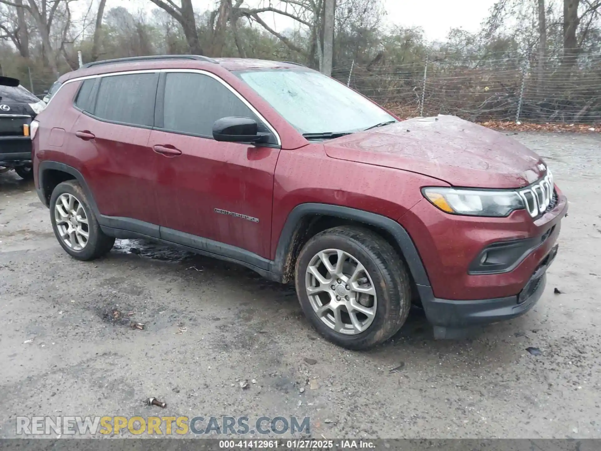 1 Photograph of a damaged car 3C4NJDFB6NT151082 JEEP COMPASS 2022