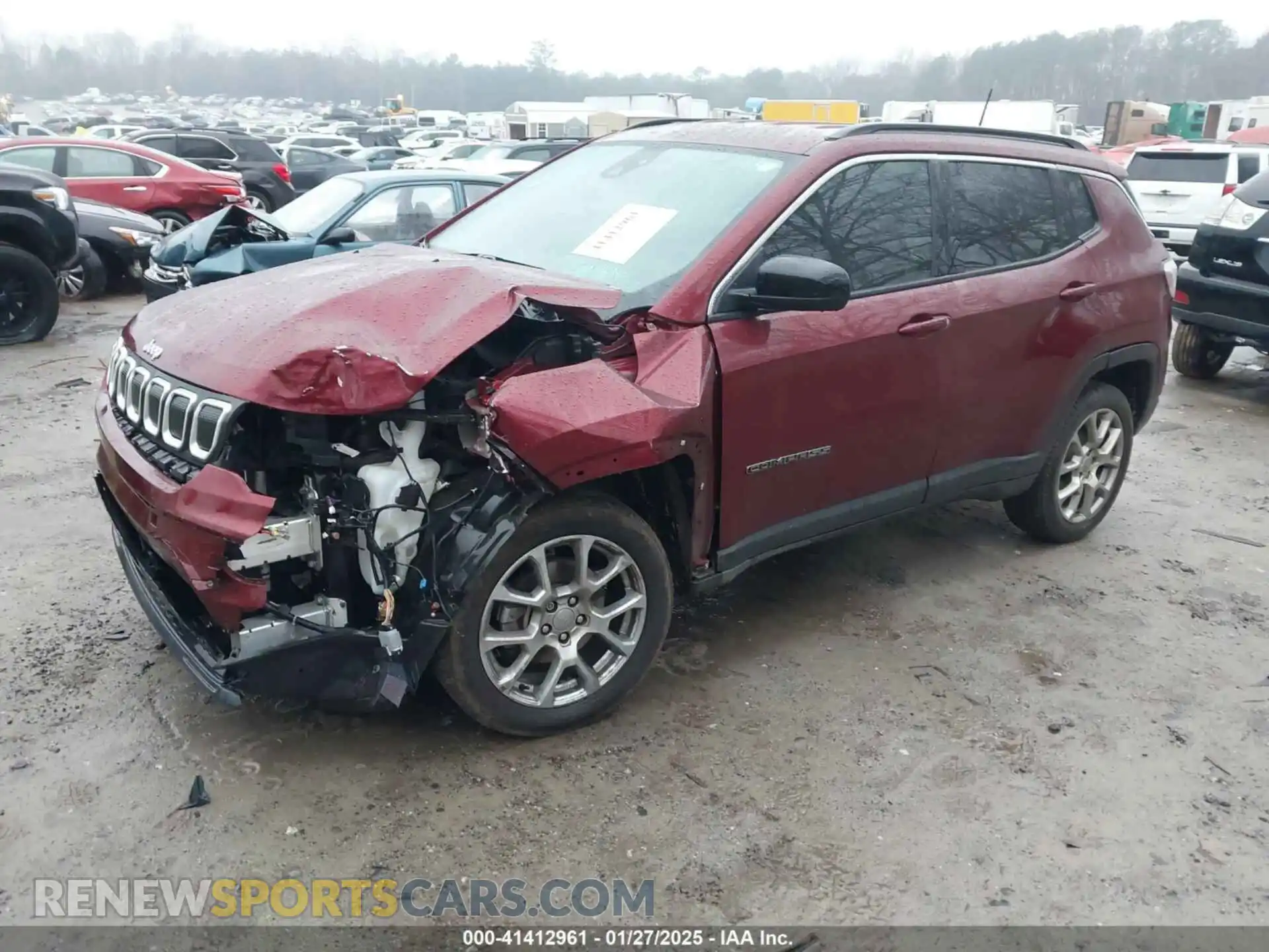 2 Photograph of a damaged car 3C4NJDFB6NT151082 JEEP COMPASS 2022