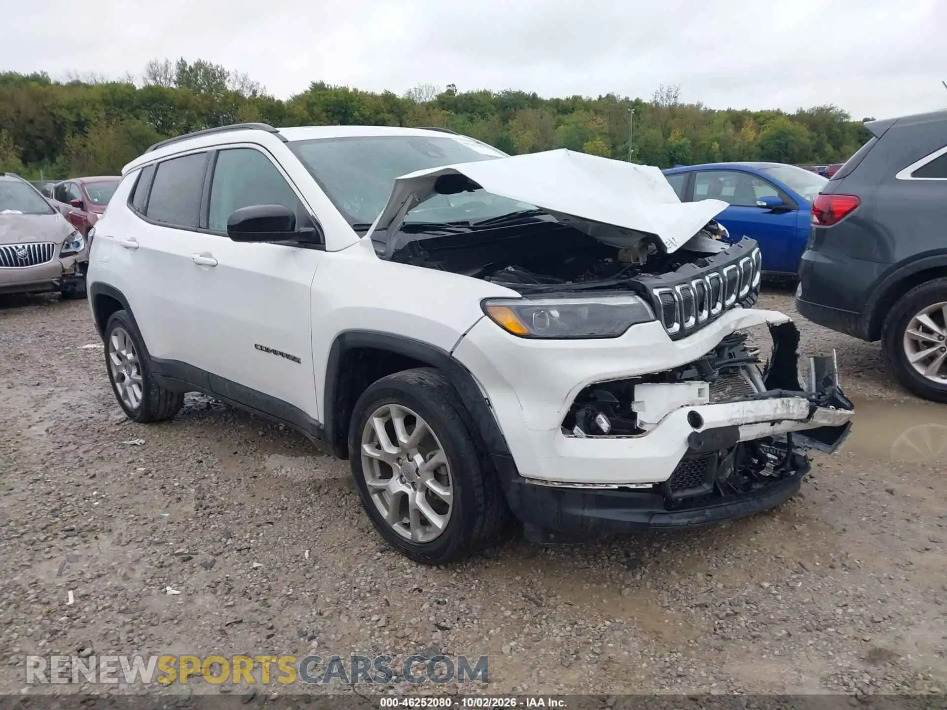 1 Photograph of a damaged car 3C4NJDFB6NT170554 JEEP COMPASS 2022