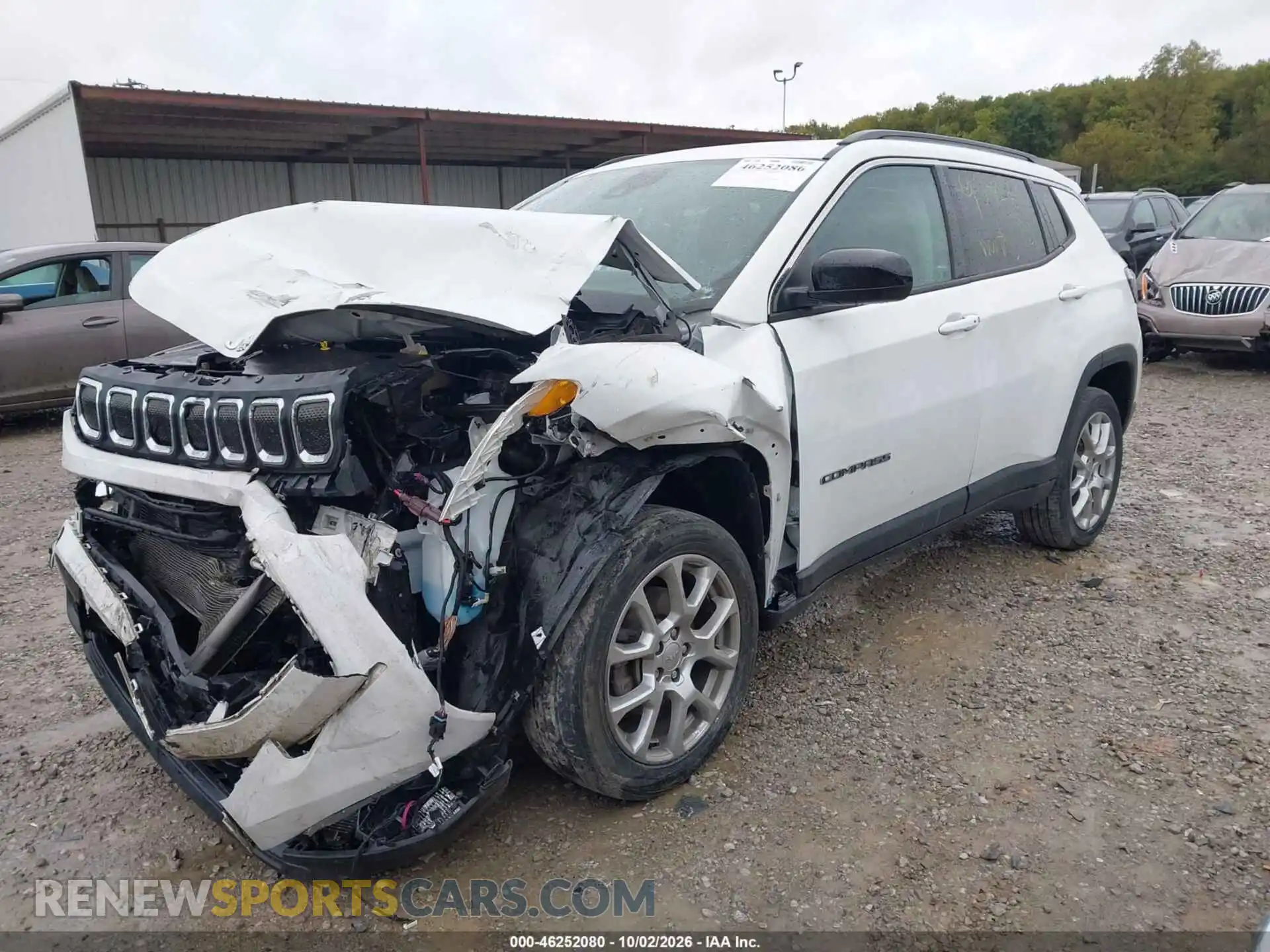 2 Photograph of a damaged car 3C4NJDFB6NT170554 JEEP COMPASS 2022