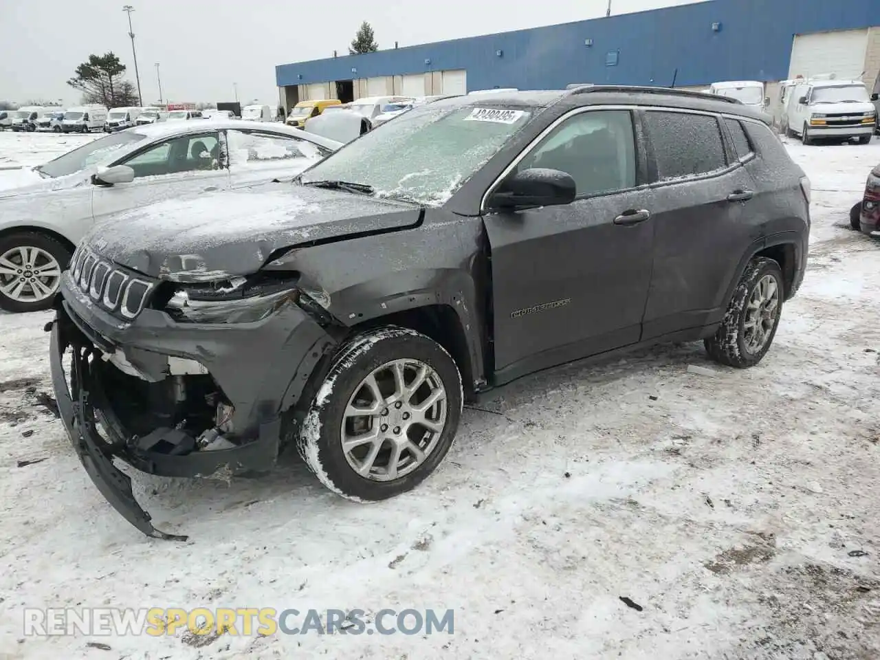 1 Photograph of a damaged car 3C4NJDFB8NT198775 JEEP COMPASS 2022