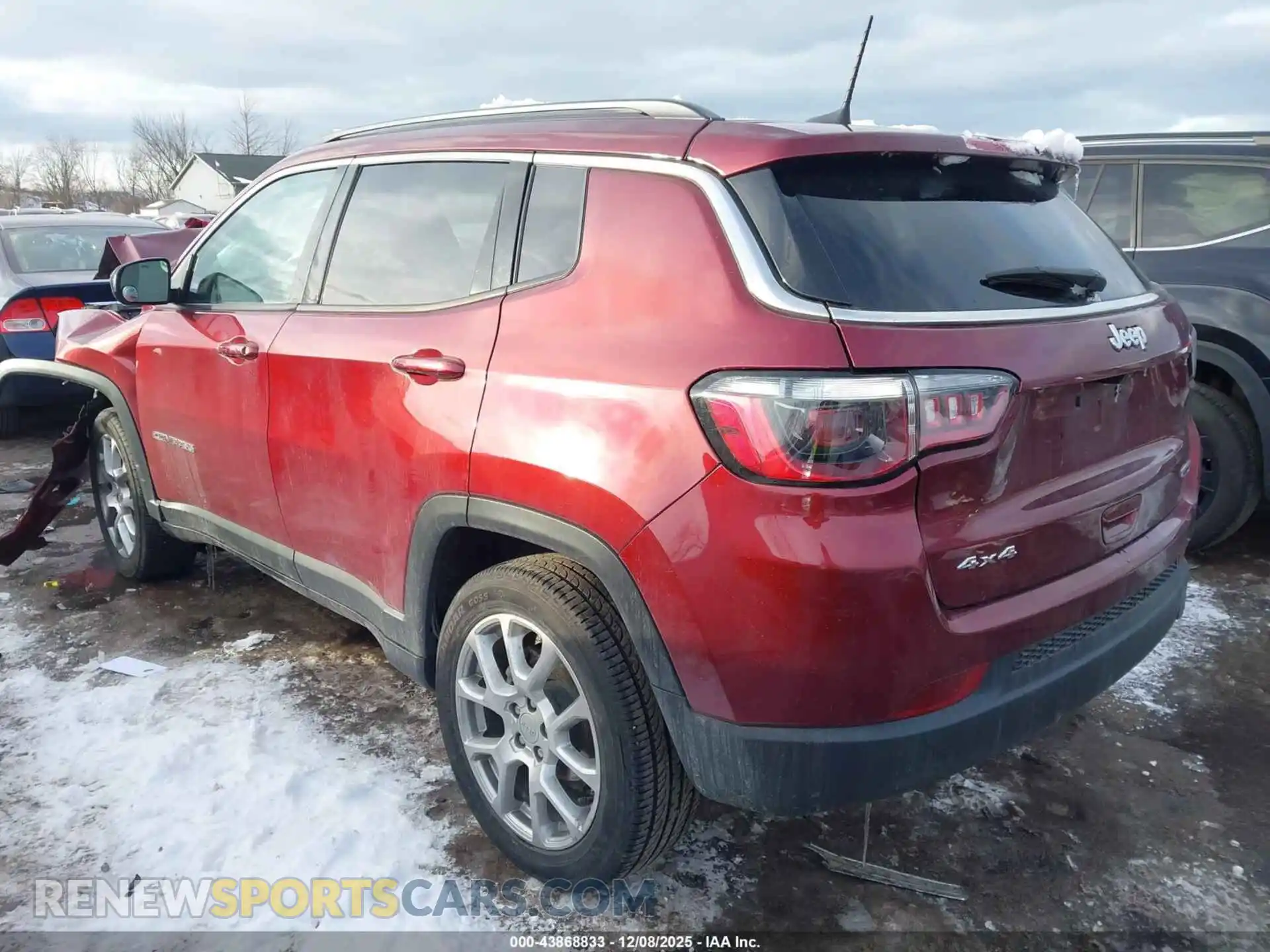 3 Photograph of a damaged car 3C4NJDFBXNT183064 JEEP COMPASS 2022