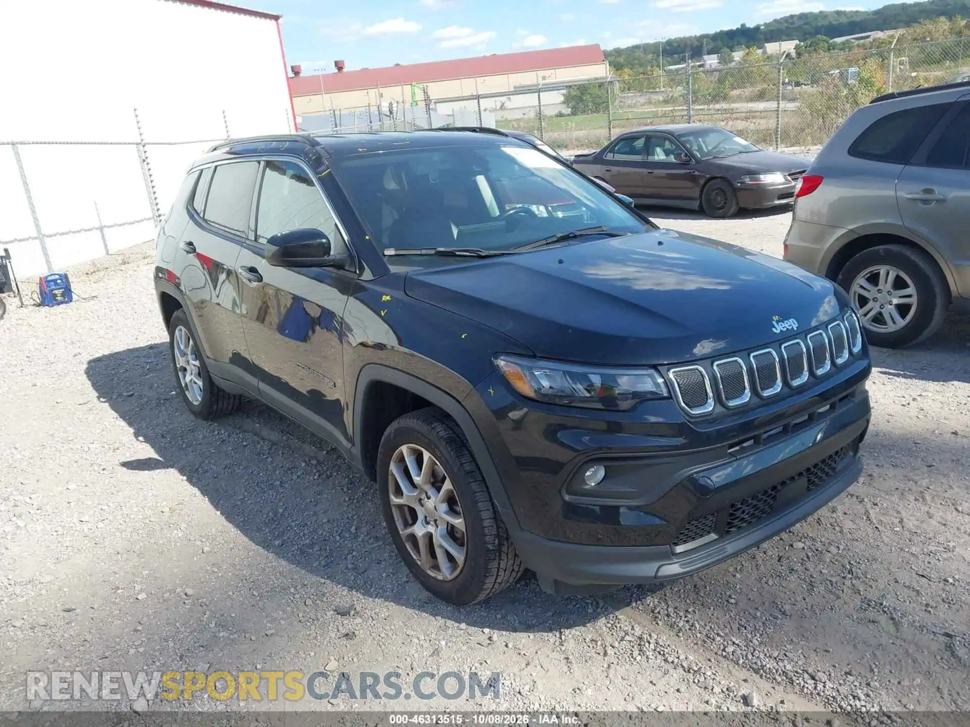 1 Photograph of a damaged car 3C4NJDFBXNT214166 JEEP COMPASS 2022