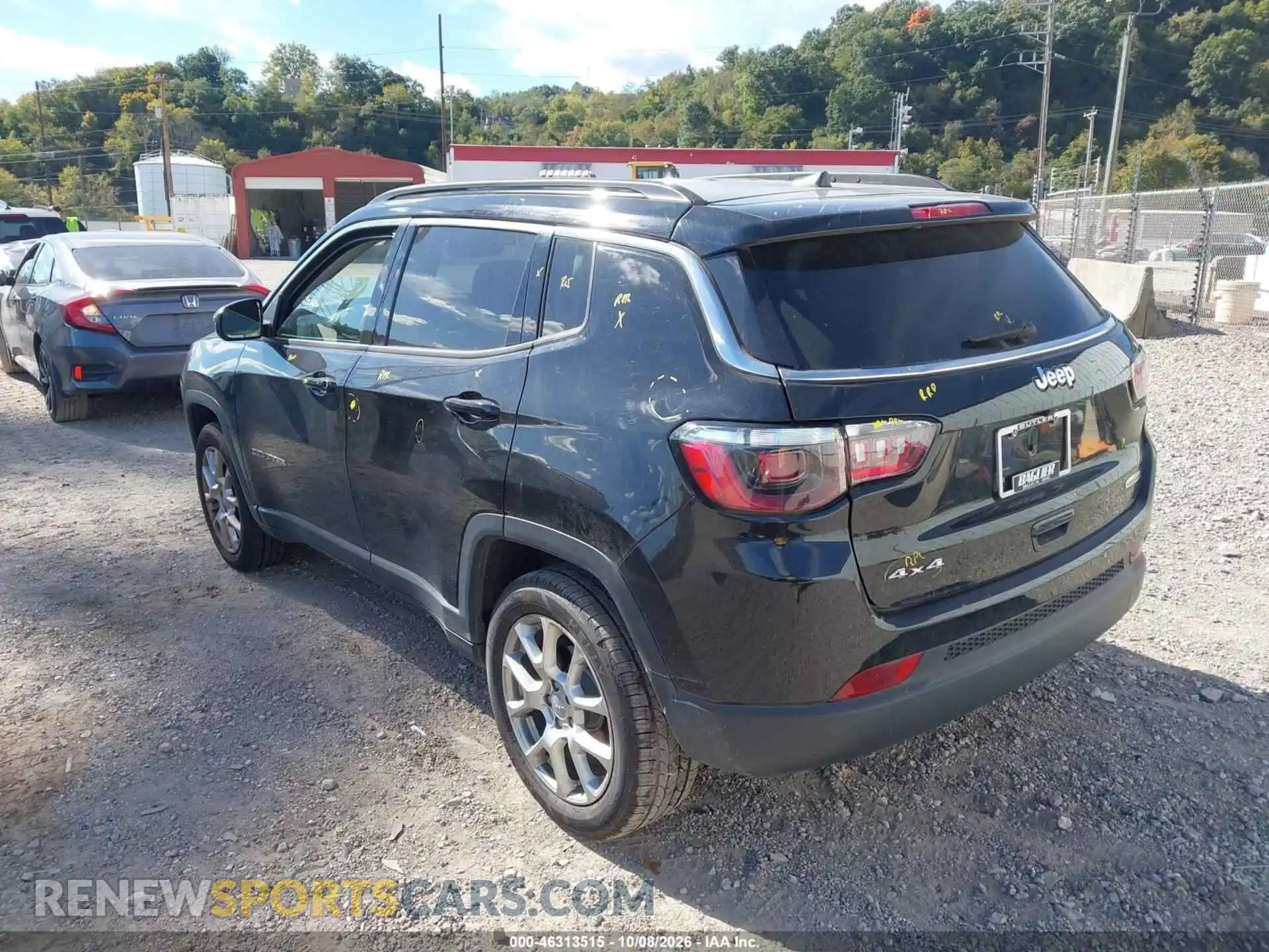 3 Photograph of a damaged car 3C4NJDFBXNT214166 JEEP COMPASS 2022