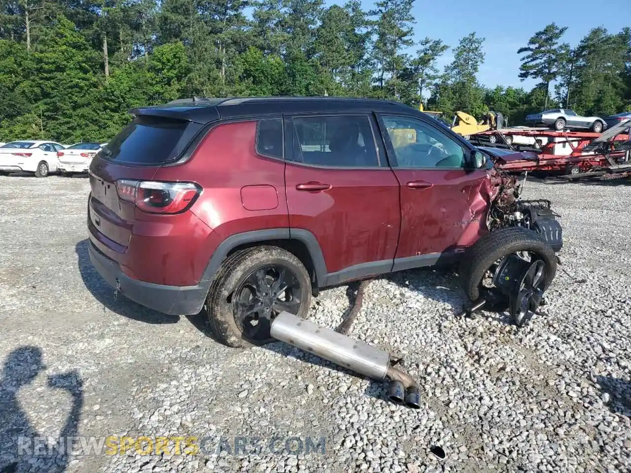 3 Фотография поврежденного автомобиля 3C4NJCBB7MT603975 JEEP COMPASS 2023