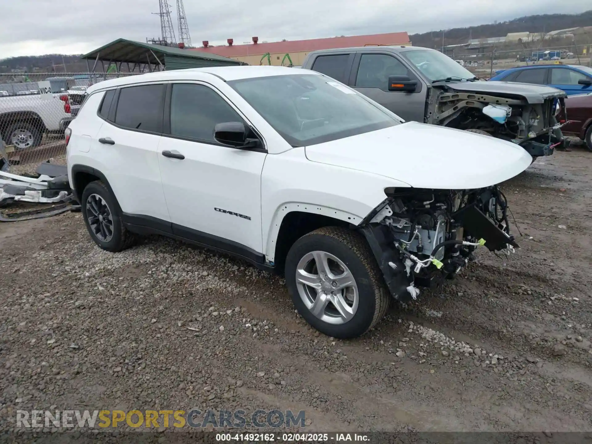 1 Photograph of a damaged car 3C4NJDAN0PT516635 JEEP COMPASS 2023
