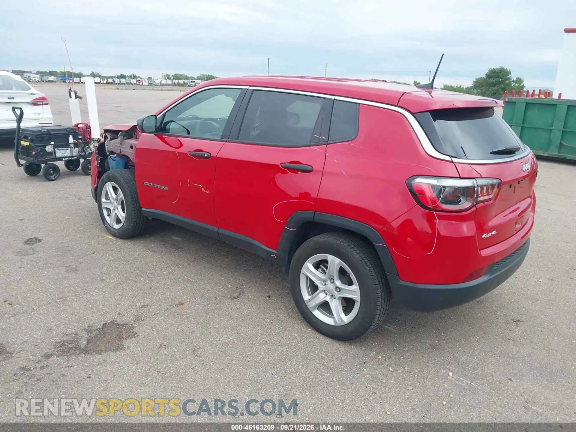 3 Photograph of a damaged car 3C4NJDAN1PT513470 JEEP COMPASS 2023