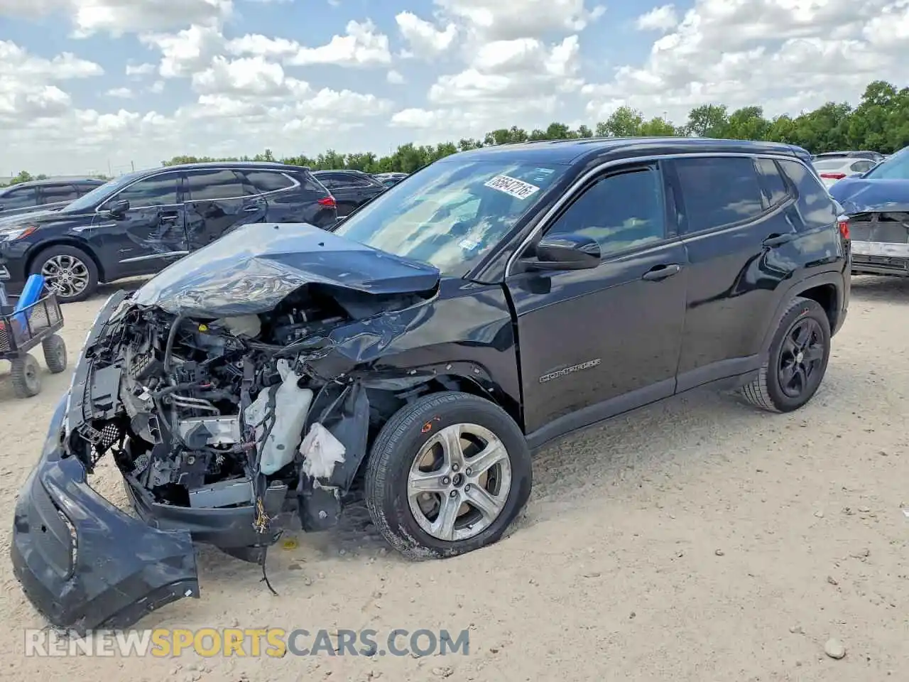 1 Фотография поврежденного автомобиля 3C4NJDAN5PT516307 JEEP COMPASS 2023