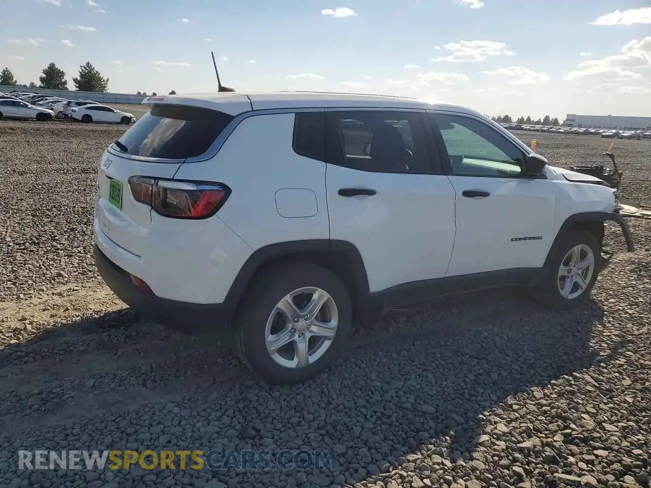 3 Photograph of a damaged car 3C4NJDAN6PT573468 JEEP COMPASS 2023