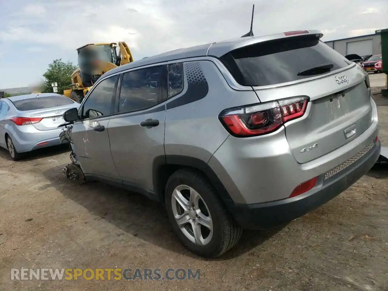 2 Photograph of a damaged car 3C4NJDAN8PT508895 JEEP COMPASS 2023