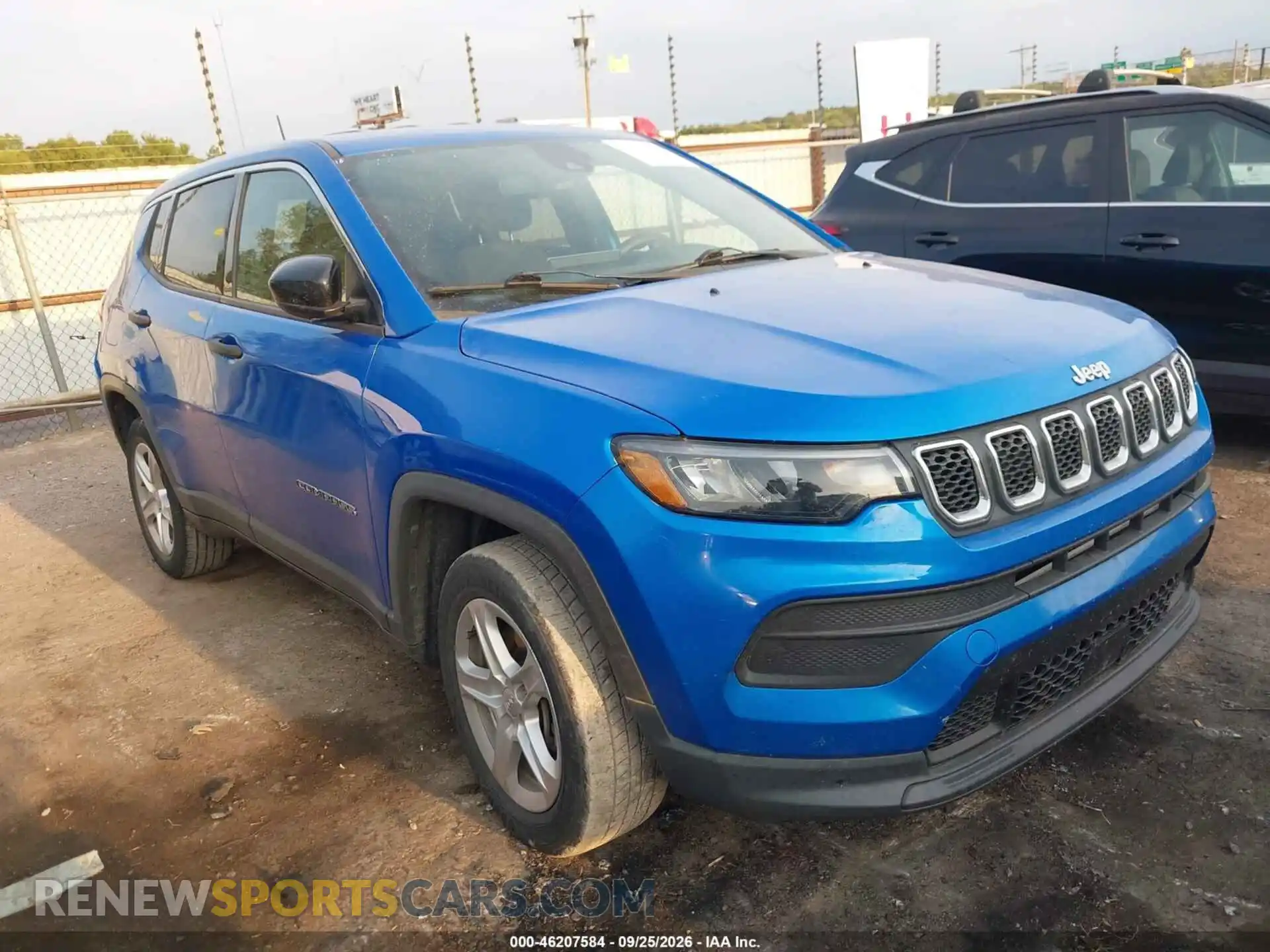 1 Photograph of a damaged car 3C4NJDAN8PT516043 JEEP COMPASS 2023