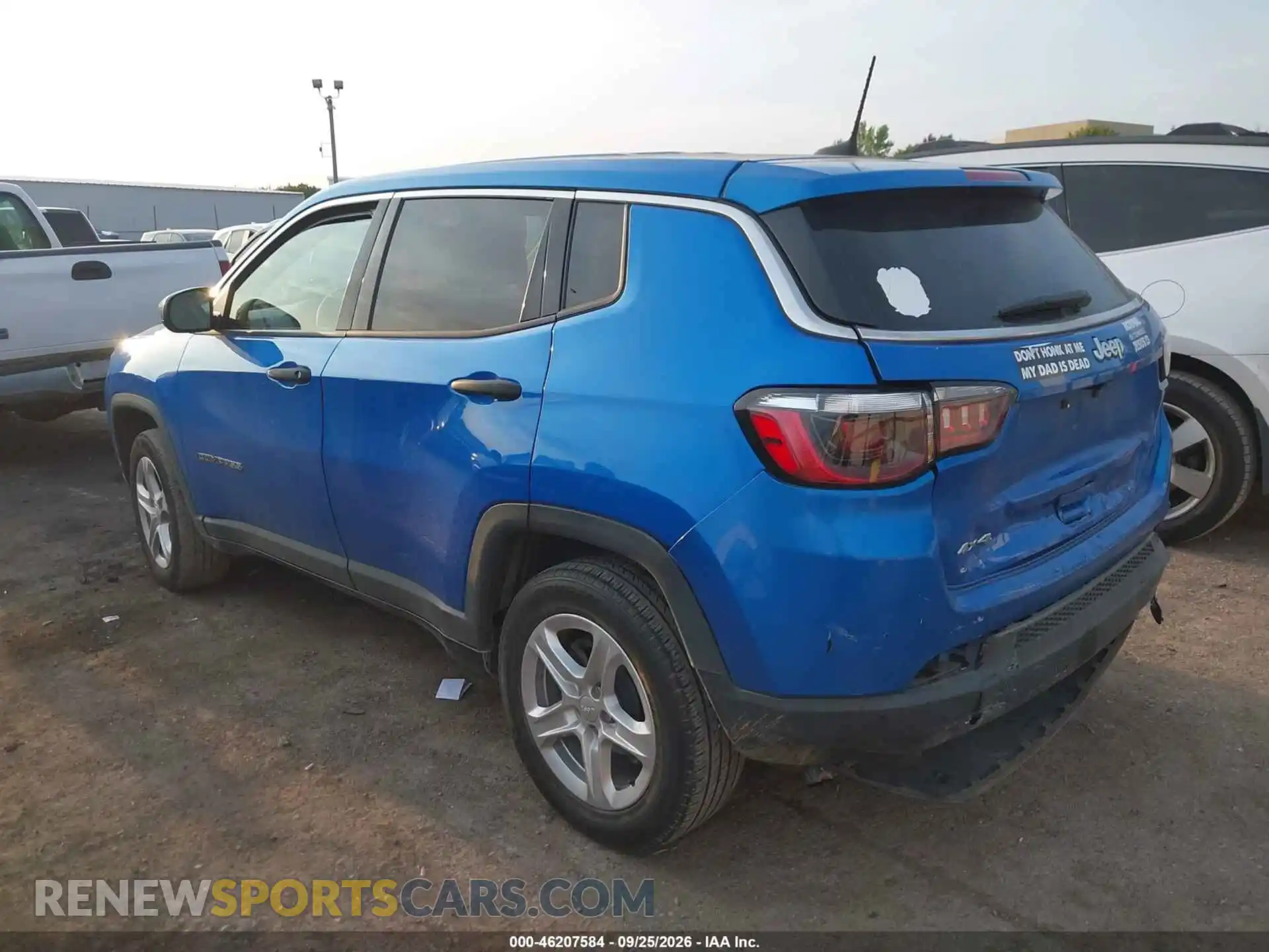 3 Photograph of a damaged car 3C4NJDAN8PT516043 JEEP COMPASS 2023