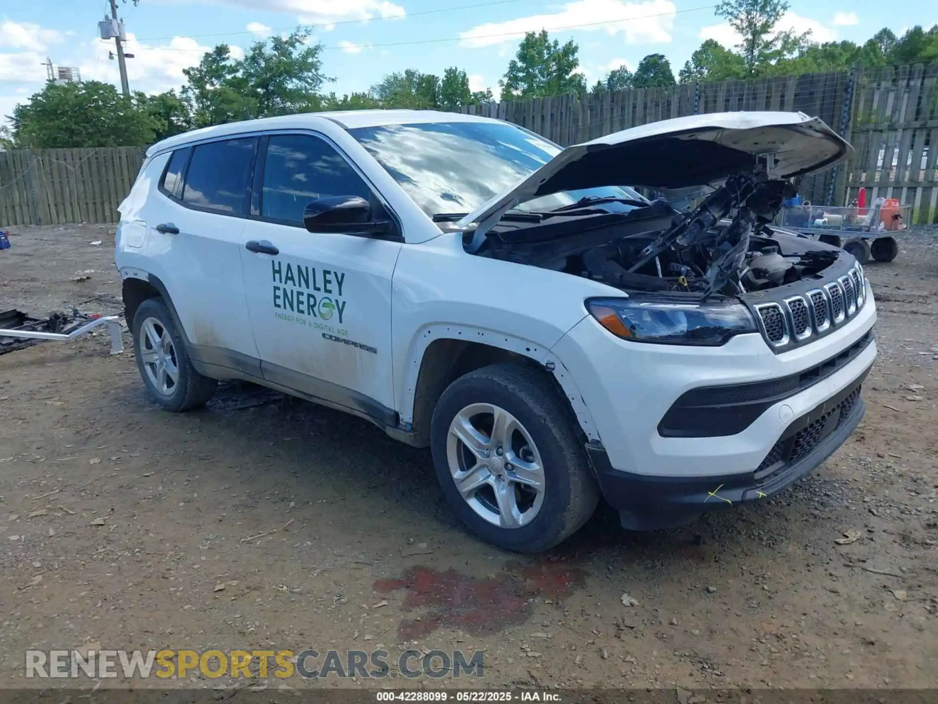 1 Photograph of a damaged car 3C4NJDAN8PT558325 JEEP COMPASS 2023