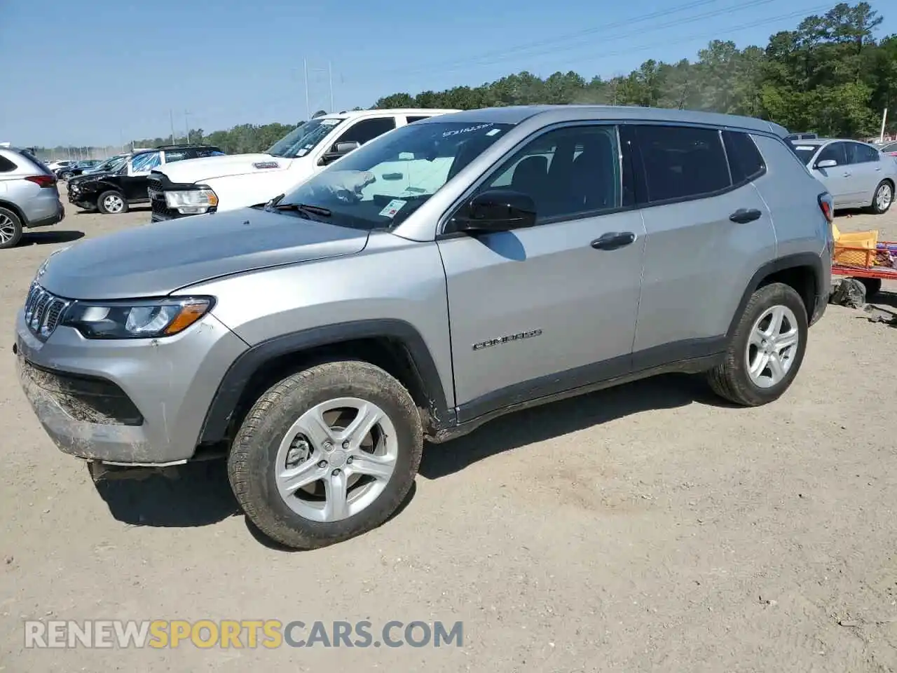 1 Photograph of a damaged car 3C4NJDANXPT536715 JEEP COMPASS 2023