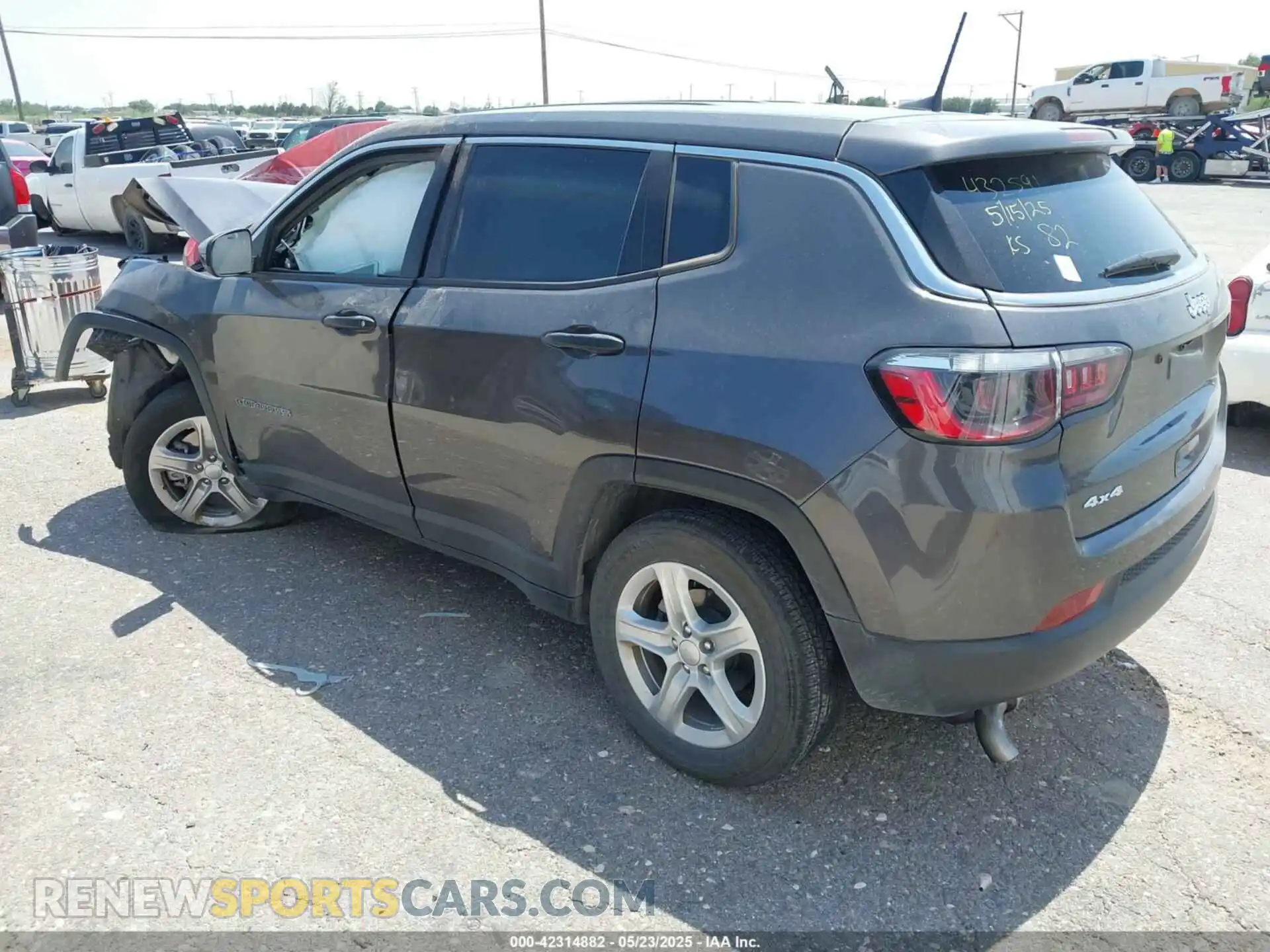3 Photograph of a damaged car 3C4NJDANXPT571285 JEEP COMPASS 2023