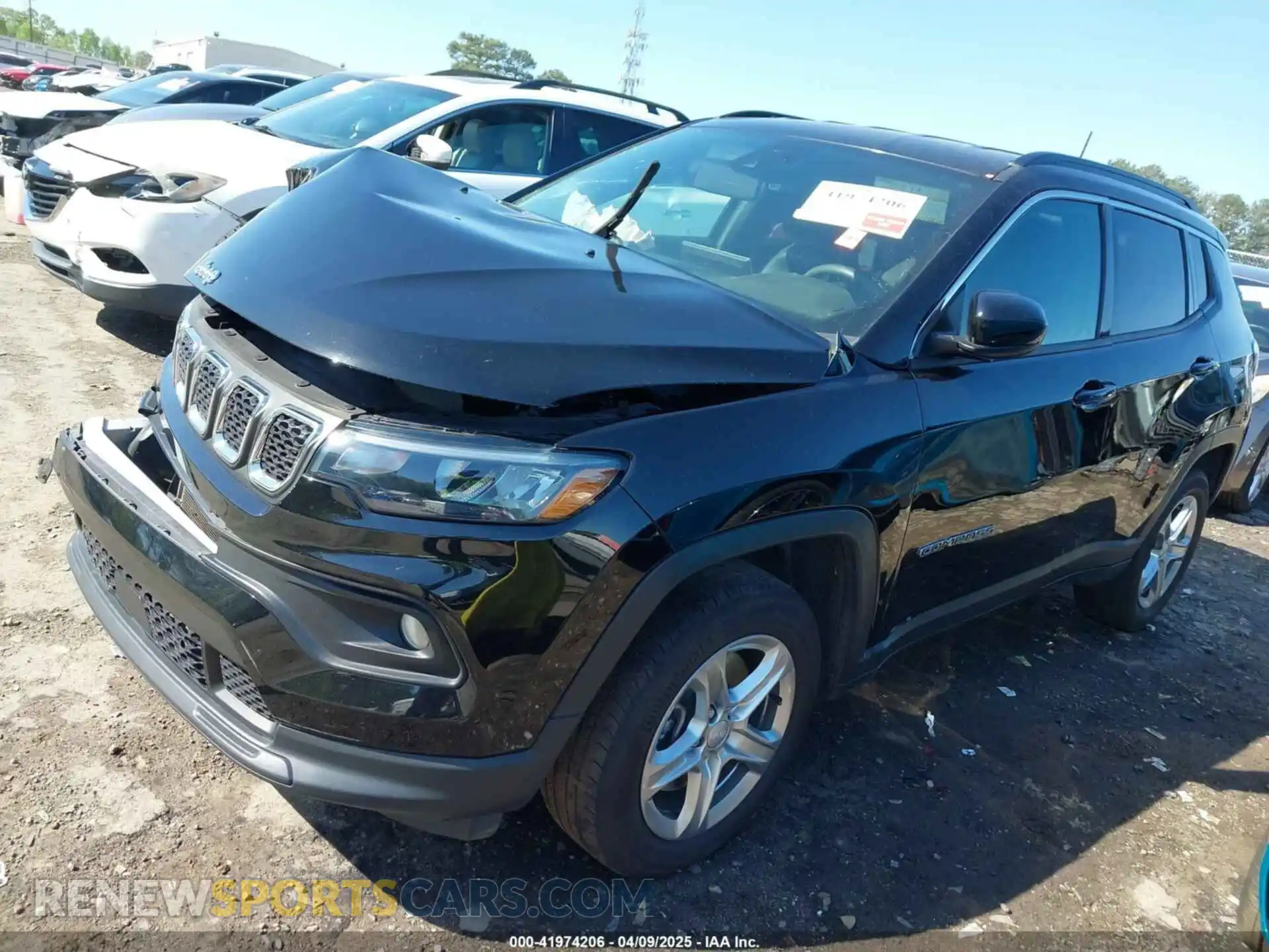 2 Photograph of a damaged car 3C4NJDBN0PT536141 JEEP COMPASS 2023