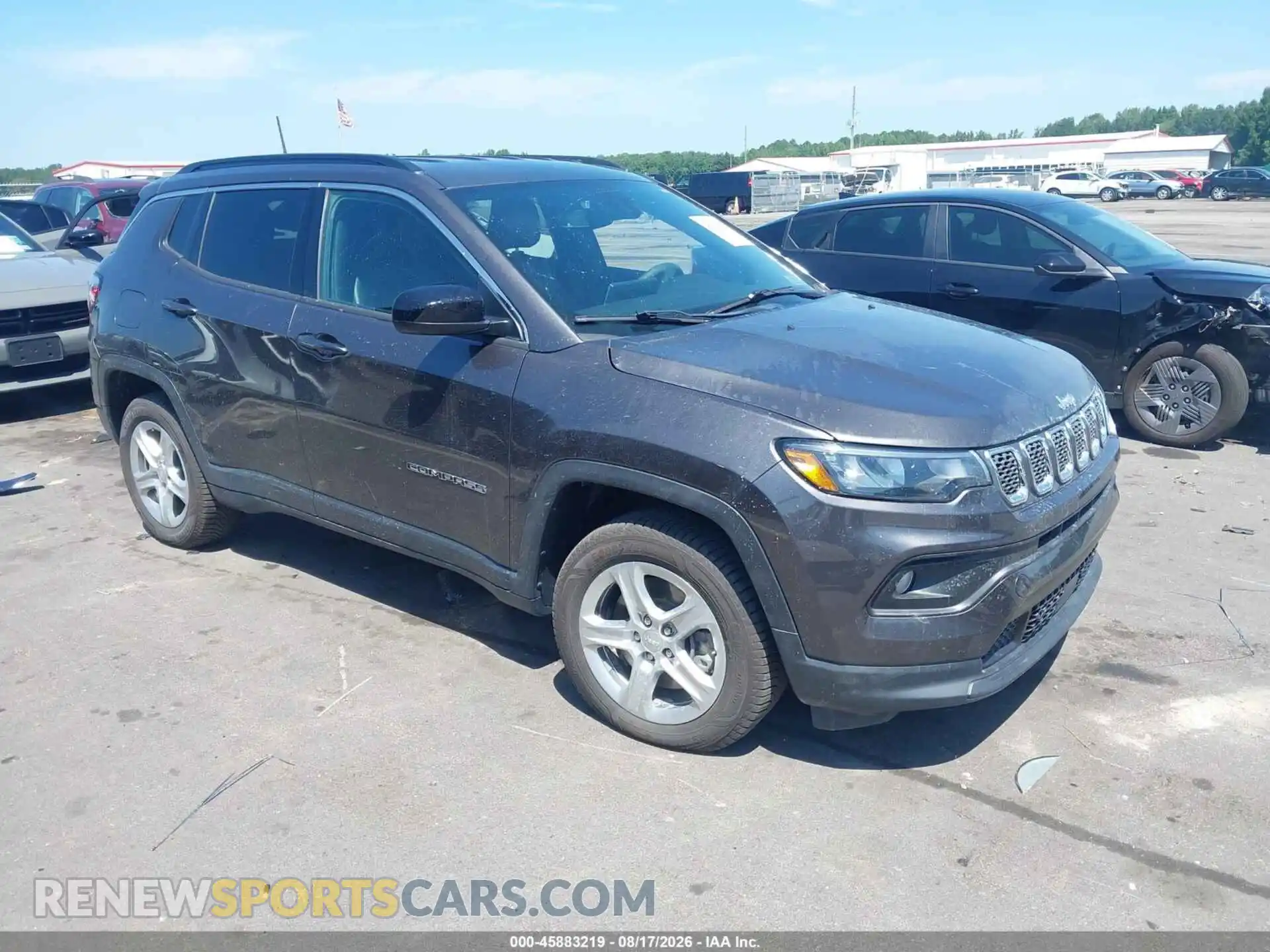 1 Photograph of a damaged car 3C4NJDBN0PT537614 JEEP COMPASS 2023