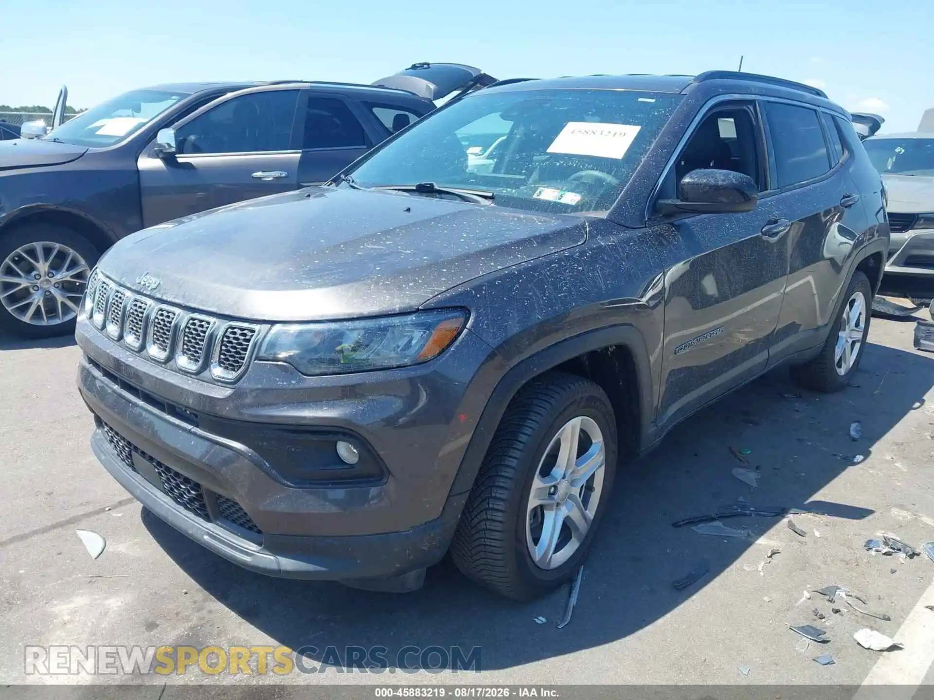 2 Photograph of a damaged car 3C4NJDBN0PT537614 JEEP COMPASS 2023