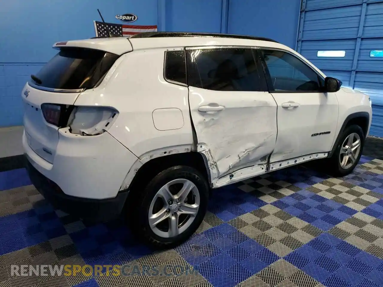 3 Photograph of a damaged car 3C4NJDBN0PT553621 JEEP COMPASS 2023