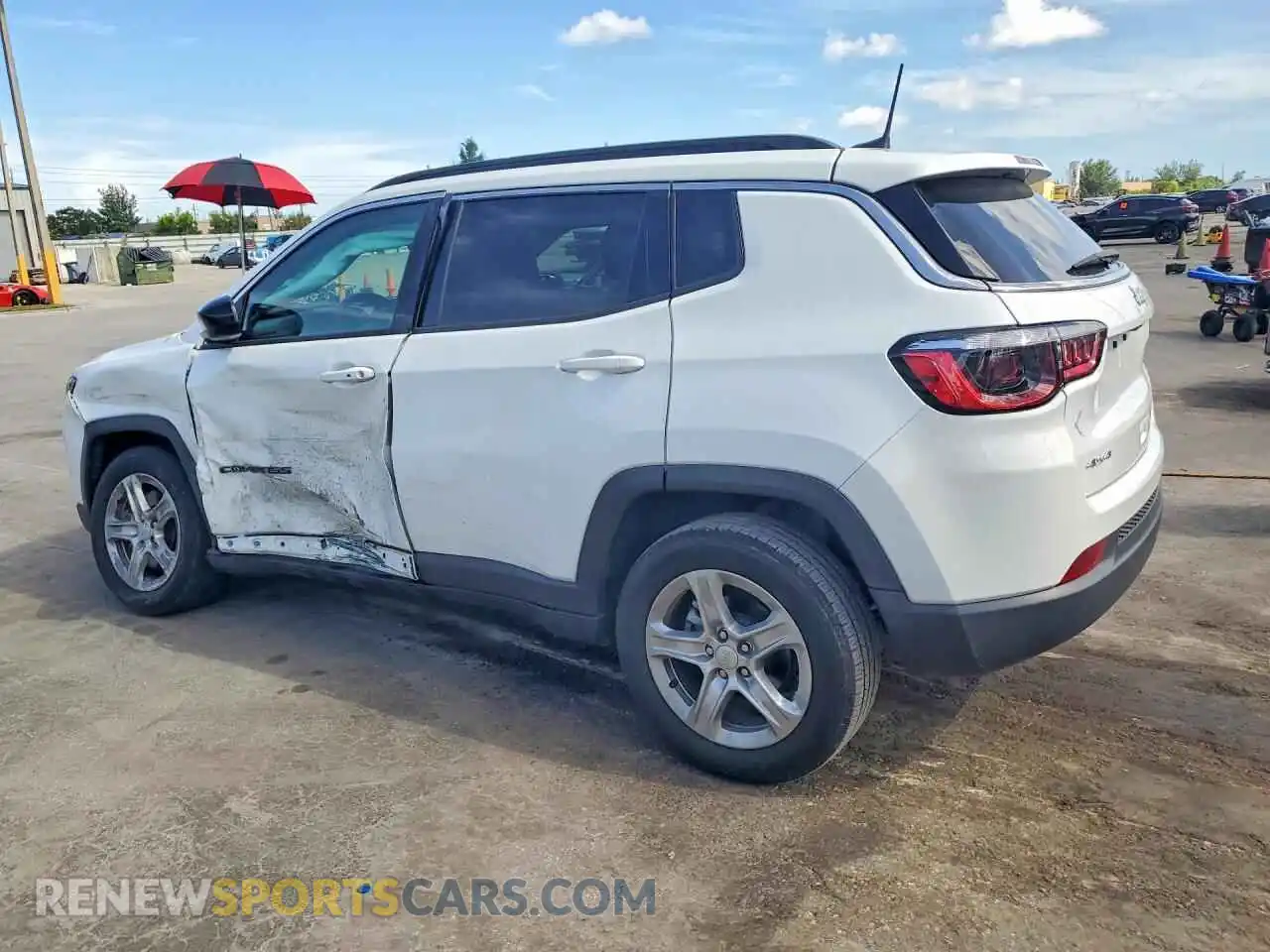 2 Photograph of a damaged car 3C4NJDBN0PT559841 JEEP COMPASS 2023