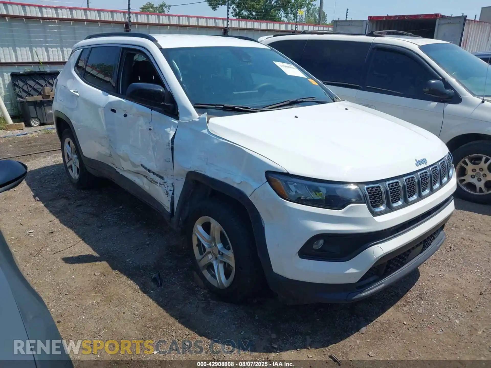 1 Photograph of a damaged car 3C4NJDBN1PT505044 JEEP COMPASS 2023