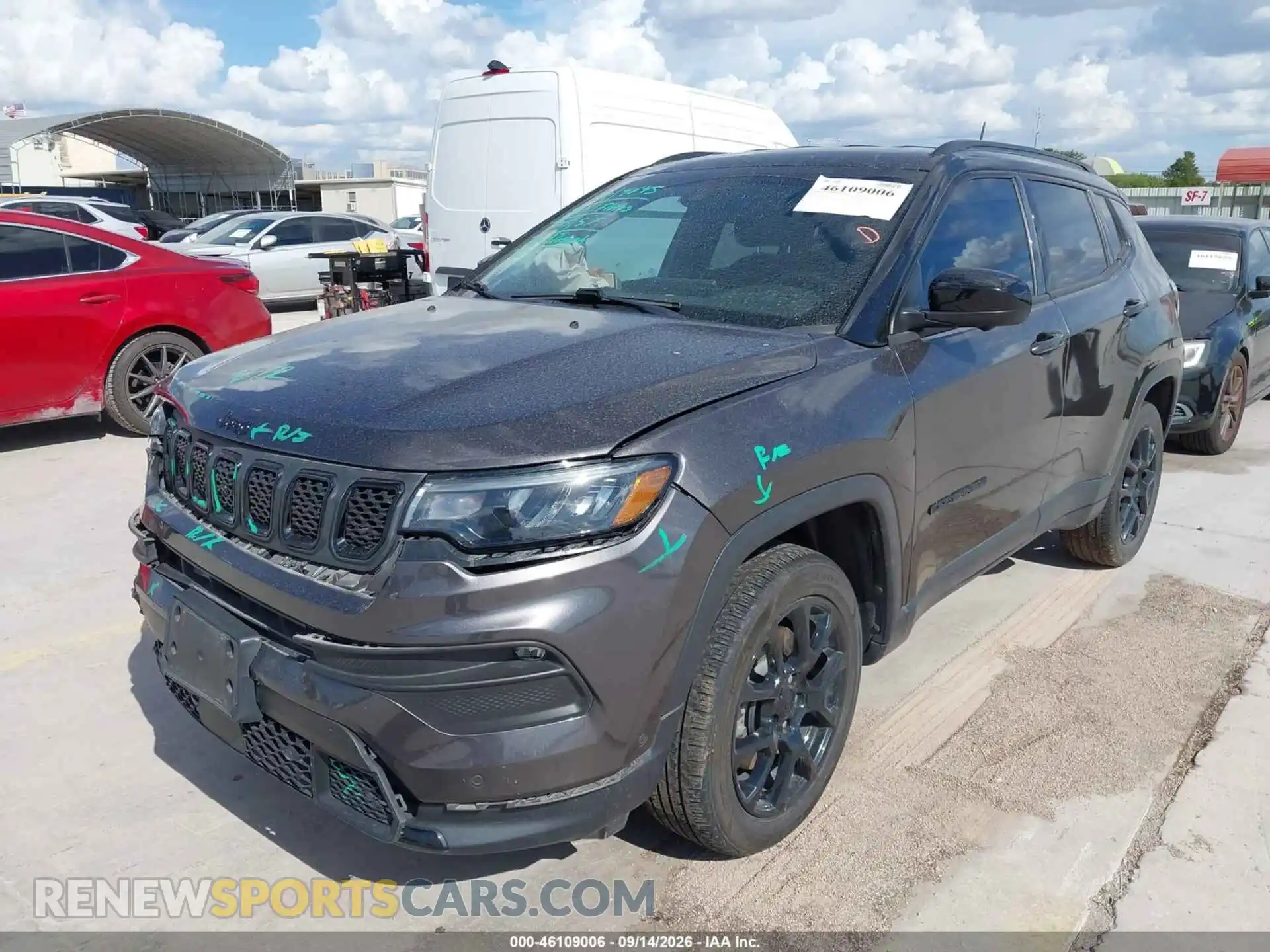 2 Фотография поврежденного автомобиля 3C4NJDBN1PT516769 JEEP COMPASS 2023