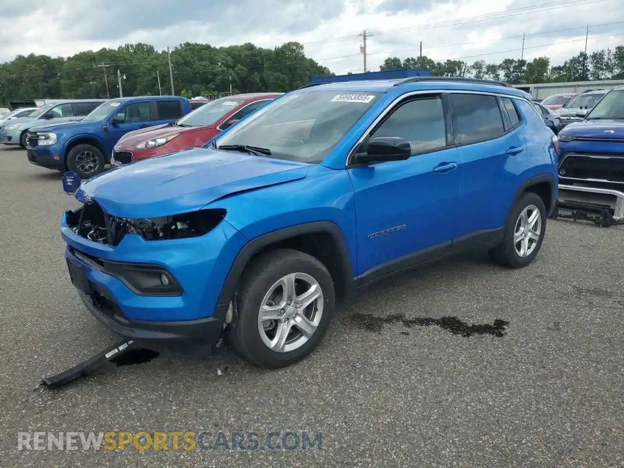 1 Photograph of a damaged car 3C4NJDBN1PT537959 JEEP COMPASS 2023