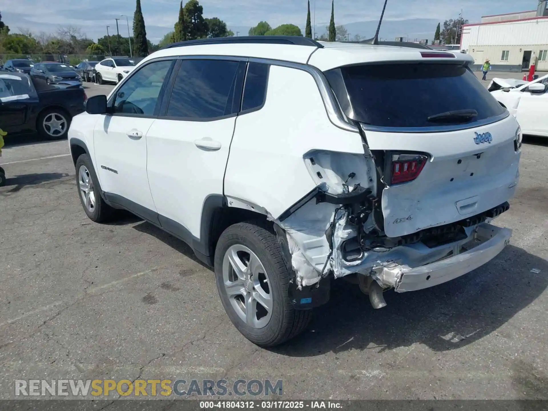 3 Photograph of a damaged car 3C4NJDBN1PT538478 JEEP COMPASS 2023