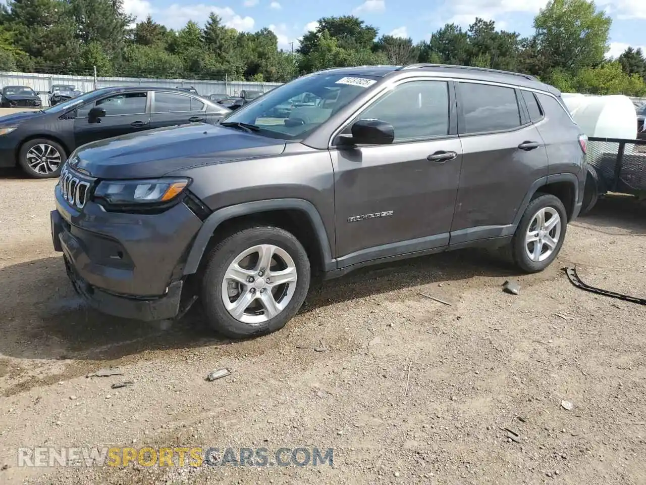 1 Photograph of a damaged car 3C4NJDBN1PT539646 JEEP COMPASS 2023