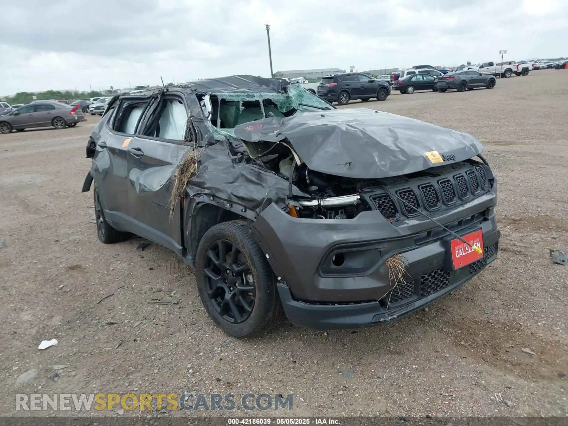 1 Photograph of a damaged car 3C4NJDBN2PT503268 JEEP COMPASS 2023