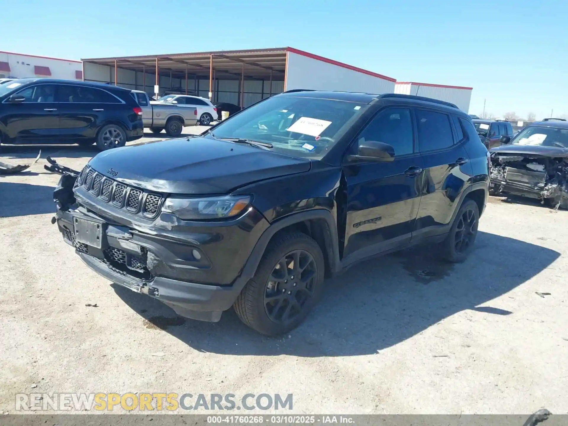 2 fotografías del automóvil dañado 3C4NJDBN2PT507868 JEEP COMPASS 2023