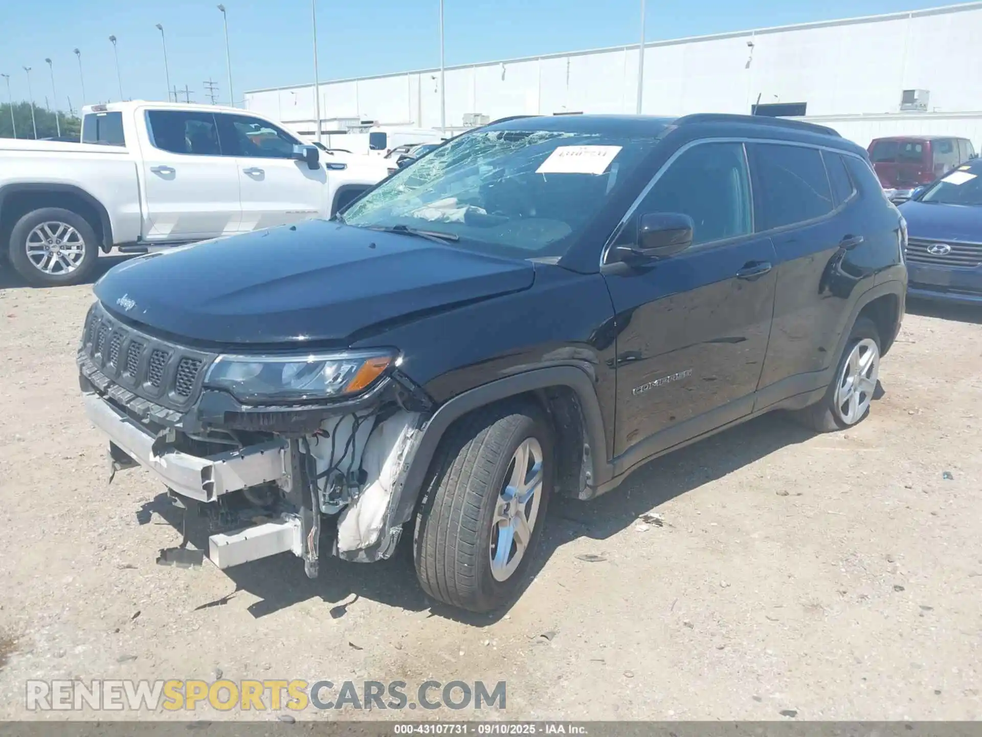 2 Photograph of a damaged car 3C4NJDBN2PT555466 JEEP COMPASS 2023