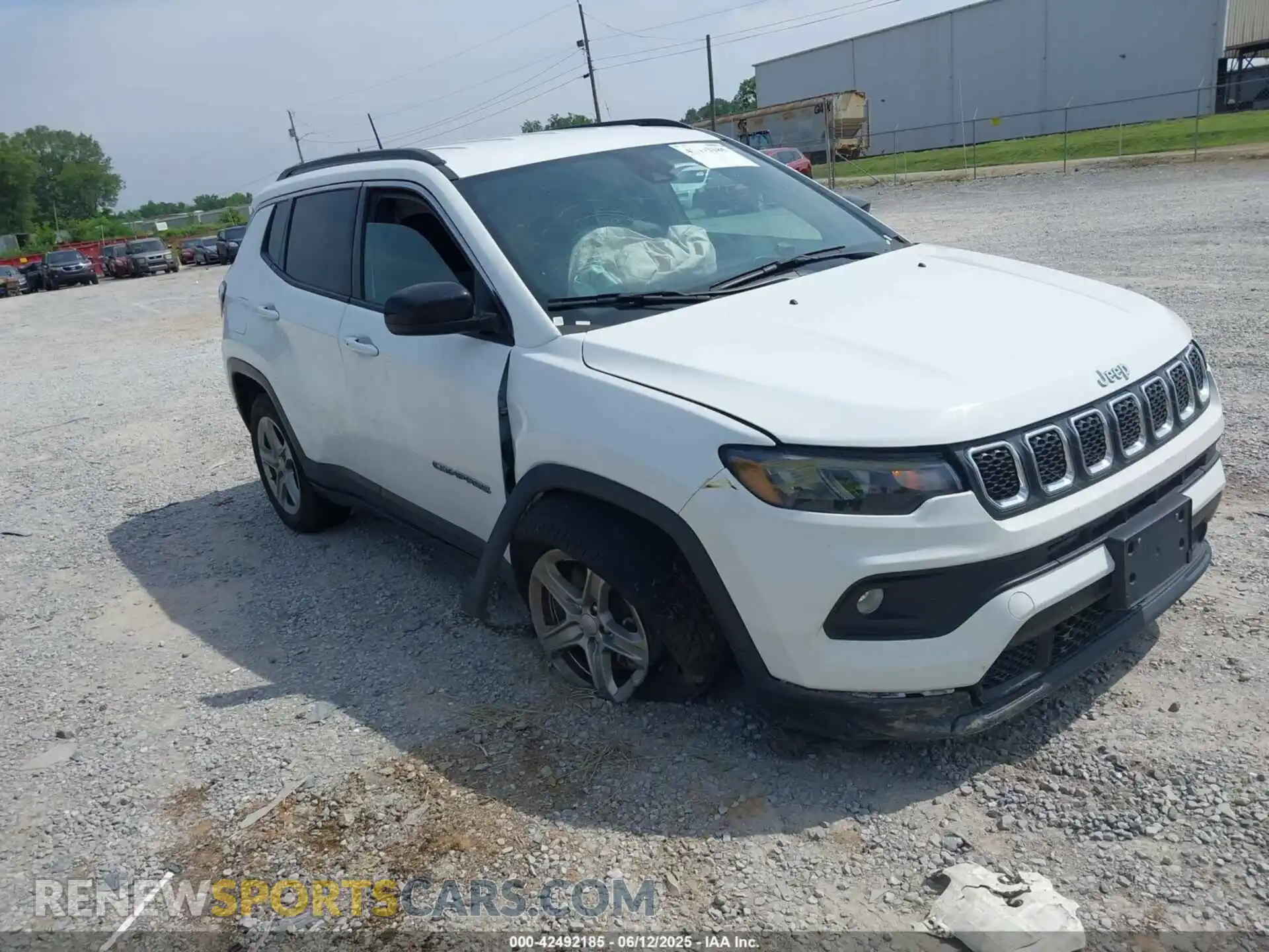 1 Photograph of a damaged car 3C4NJDBN2PT566984 JEEP COMPASS 2023