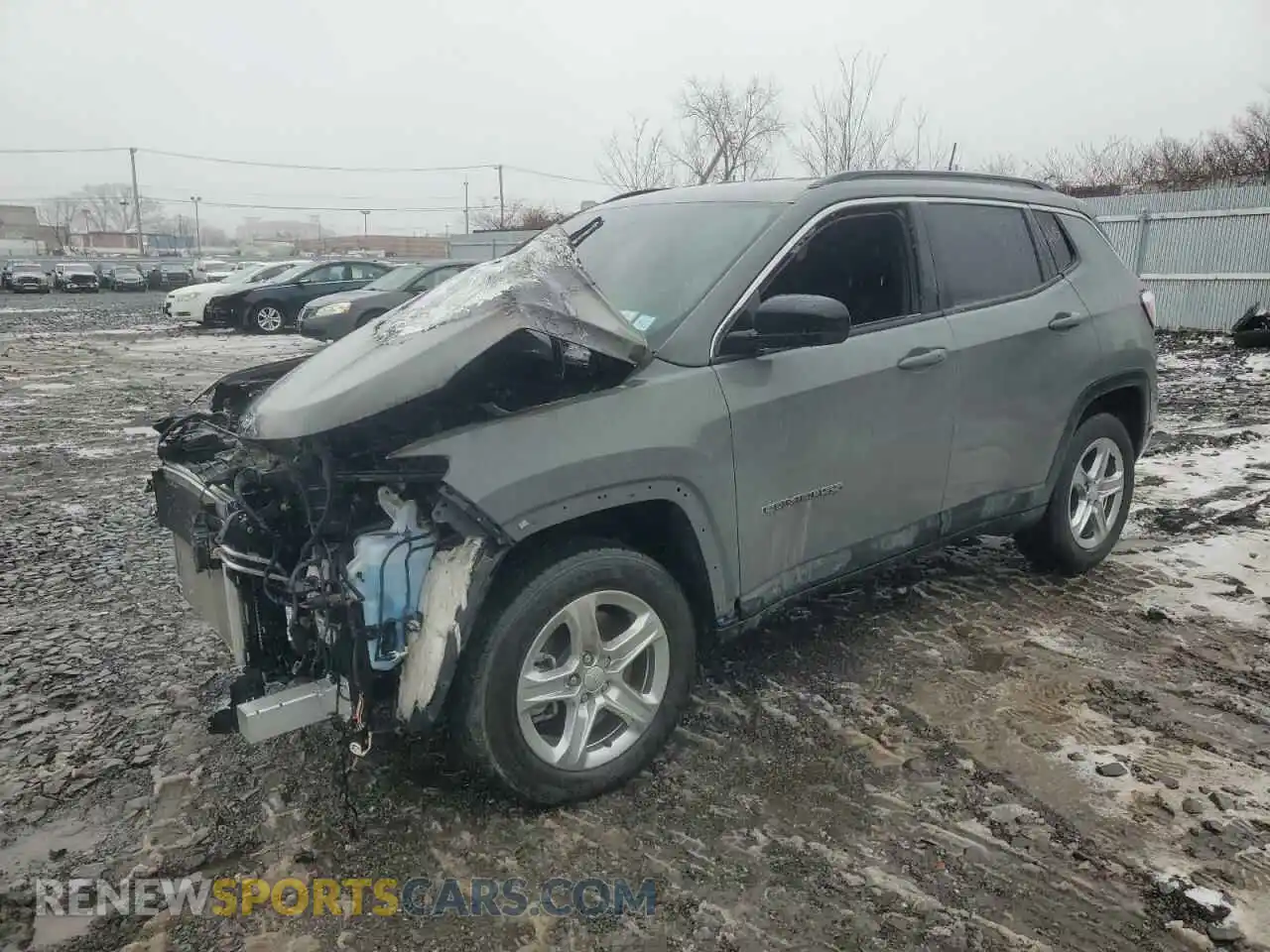 1 Photograph of a damaged car 3C4NJDBN3PT545609 JEEP COMPASS 2023