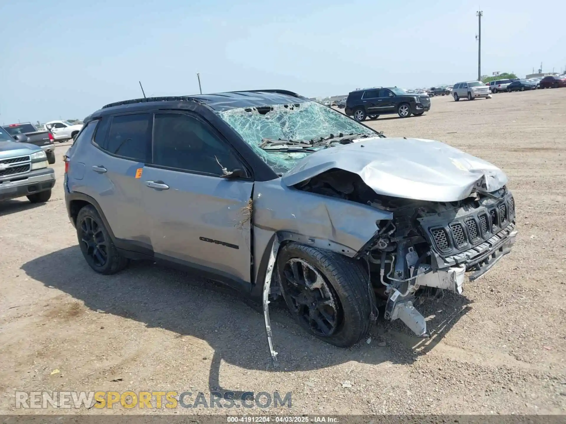 1 Photograph of a damaged car 3C4NJDBN4PT503269 JEEP COMPASS 2023