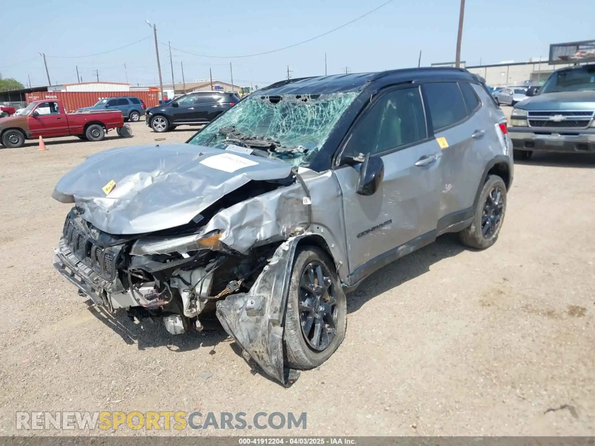 2 Photograph of a damaged car 3C4NJDBN4PT503269 JEEP COMPASS 2023