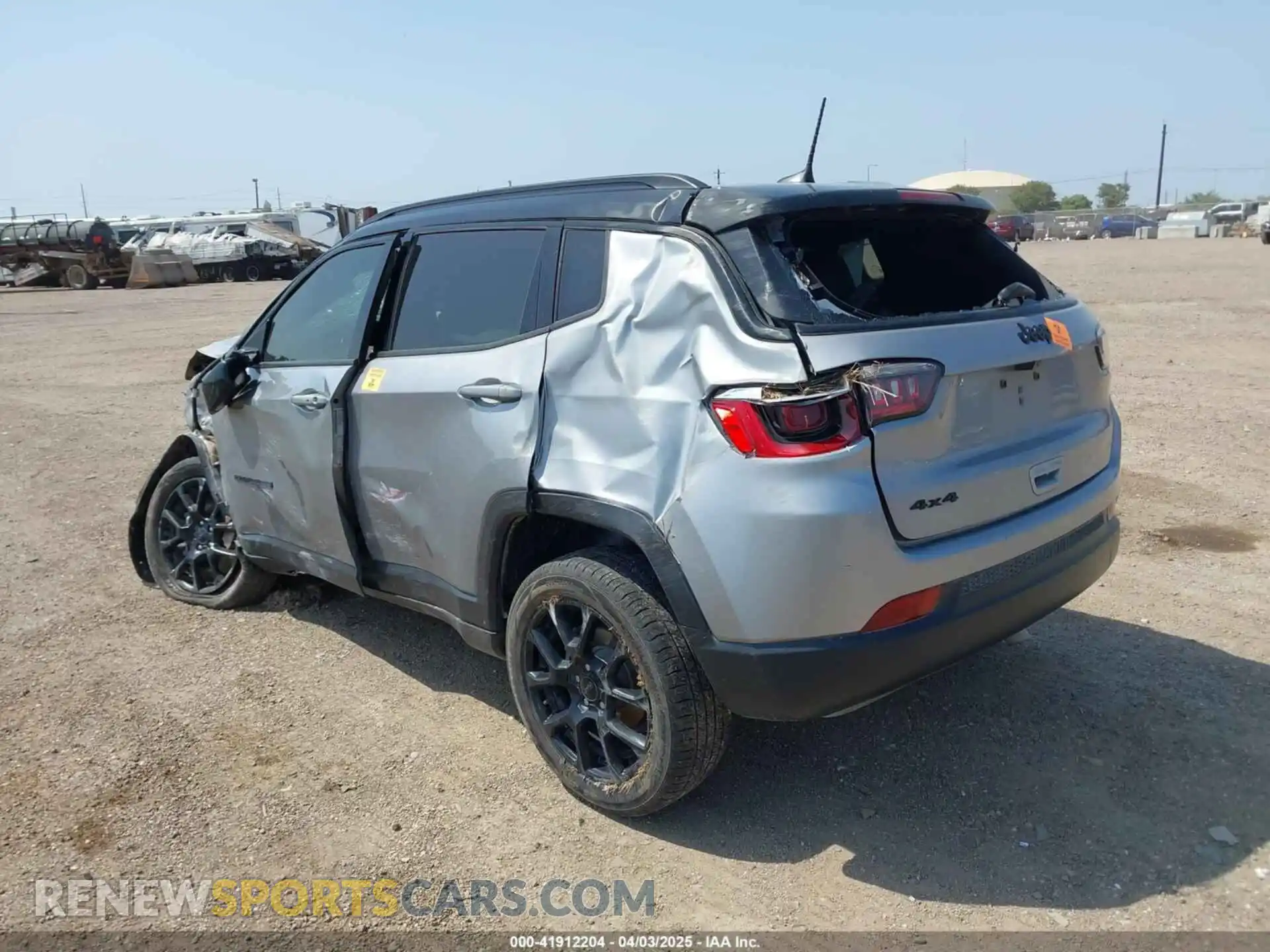 3 Photograph of a damaged car 3C4NJDBN4PT503269 JEEP COMPASS 2023