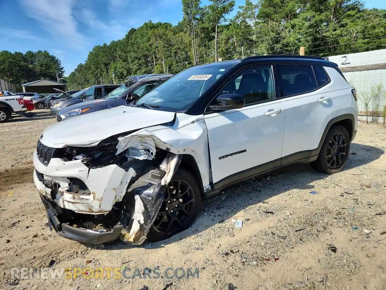 1 Photograph of a damaged car 3C4NJDBN5PT539973 JEEP COMPASS 2023