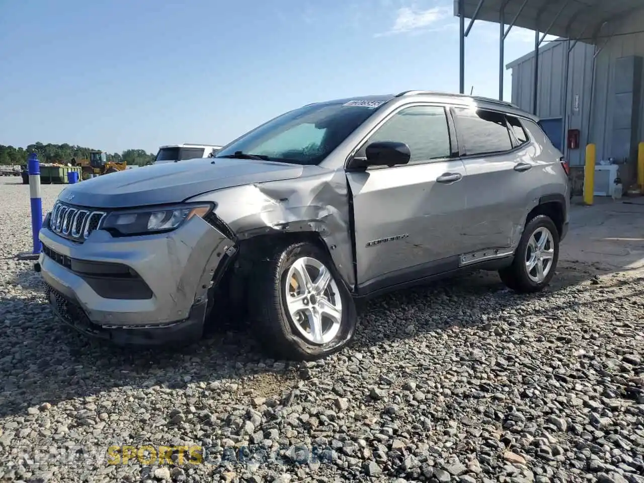 1 Photograph of a damaged car 3C4NJDBN5PT557762 JEEP COMPASS 2023