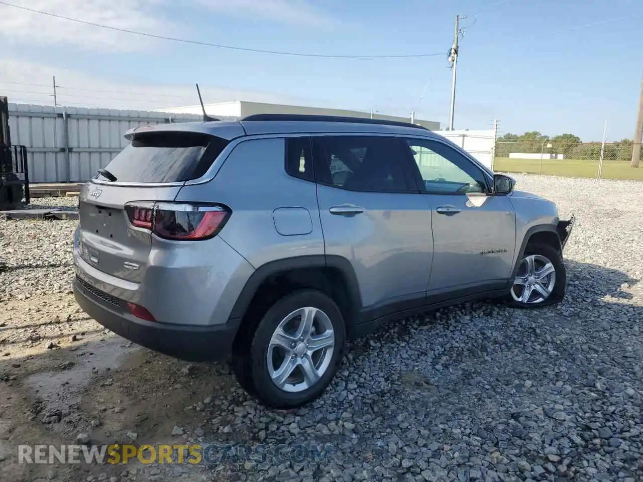 3 Photograph of a damaged car 3C4NJDBN5PT557762 JEEP COMPASS 2023