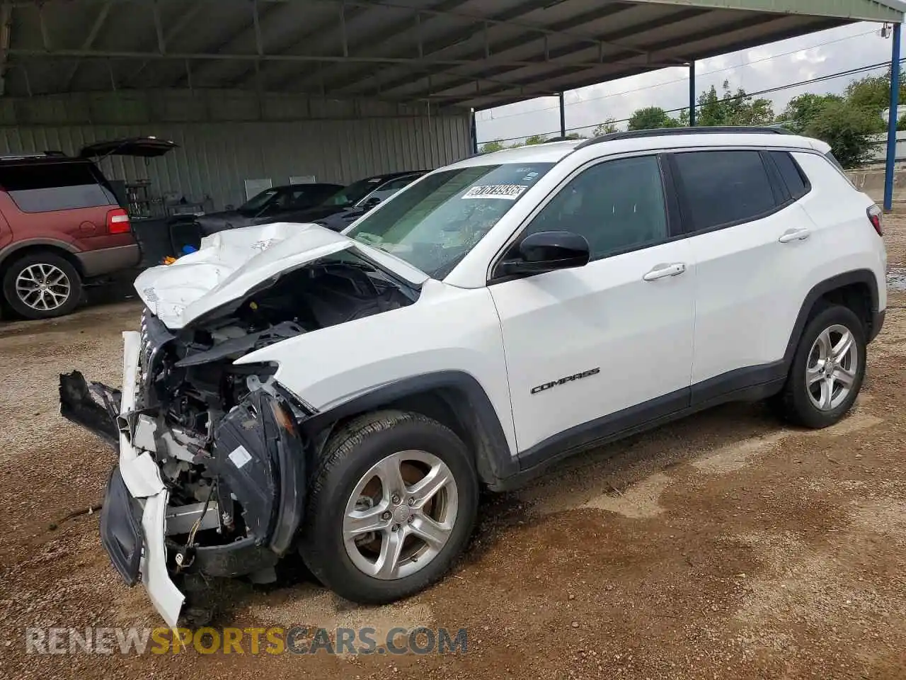 1 Photograph of a damaged car 3C4NJDBN5PT562251 JEEP COMPASS 2023