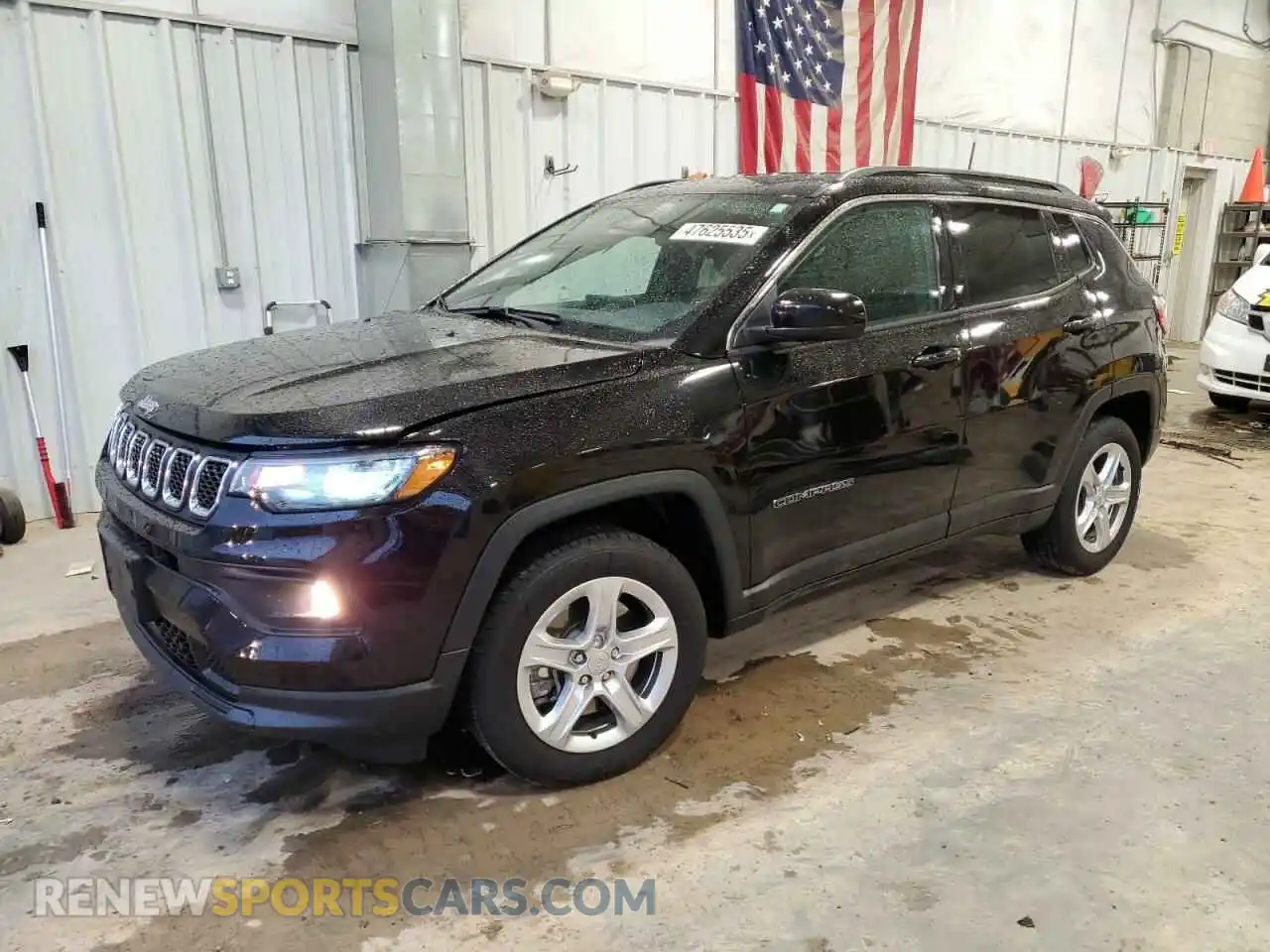 1 Photograph of a damaged car 3C4NJDBN6PT500602 JEEP COMPASS 2023