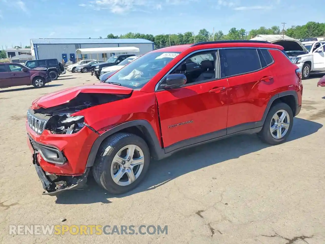 1 fotografías del automóvil dañado 3C4NJDBN6PT515648 JEEP COMPASS 2023