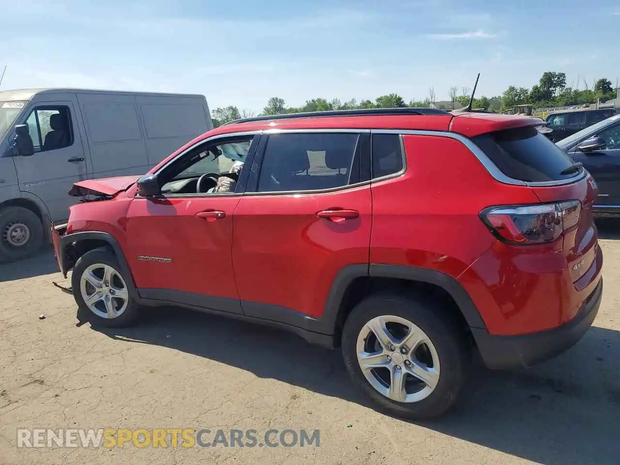 2 fotografías del automóvil dañado 3C4NJDBN6PT515648 JEEP COMPASS 2023