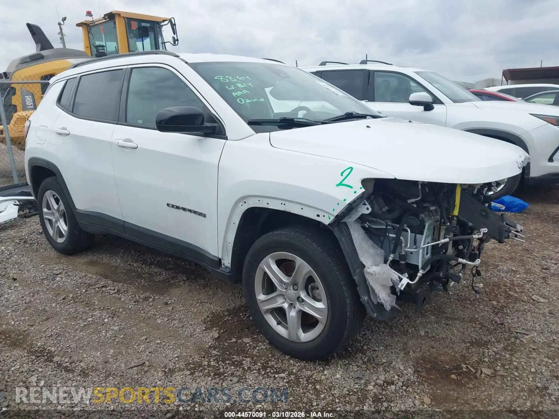 1 Photograph of a damaged car 3C4NJDBN6PT521367 JEEP COMPASS 2023