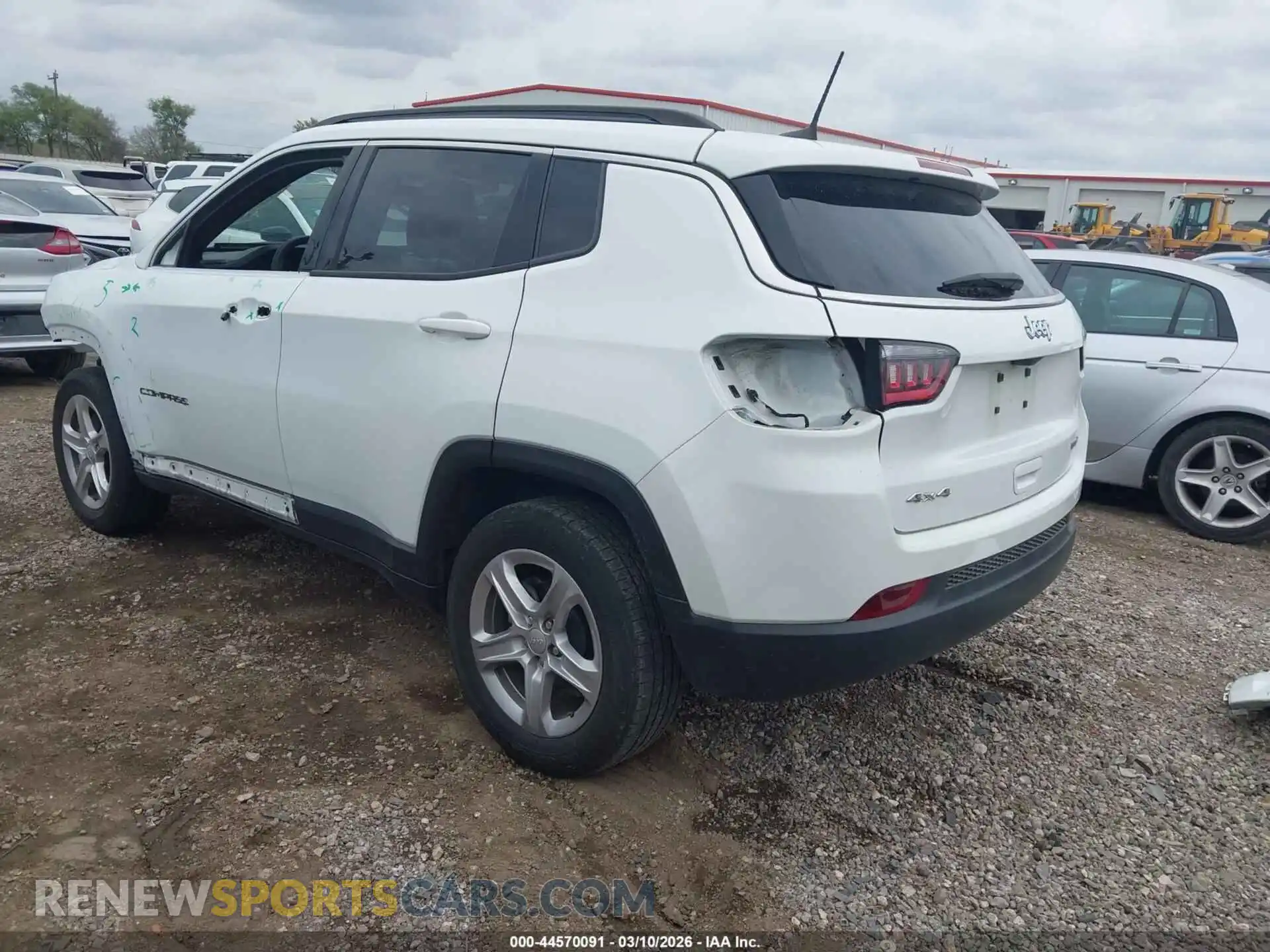 3 Photograph of a damaged car 3C4NJDBN6PT521367 JEEP COMPASS 2023