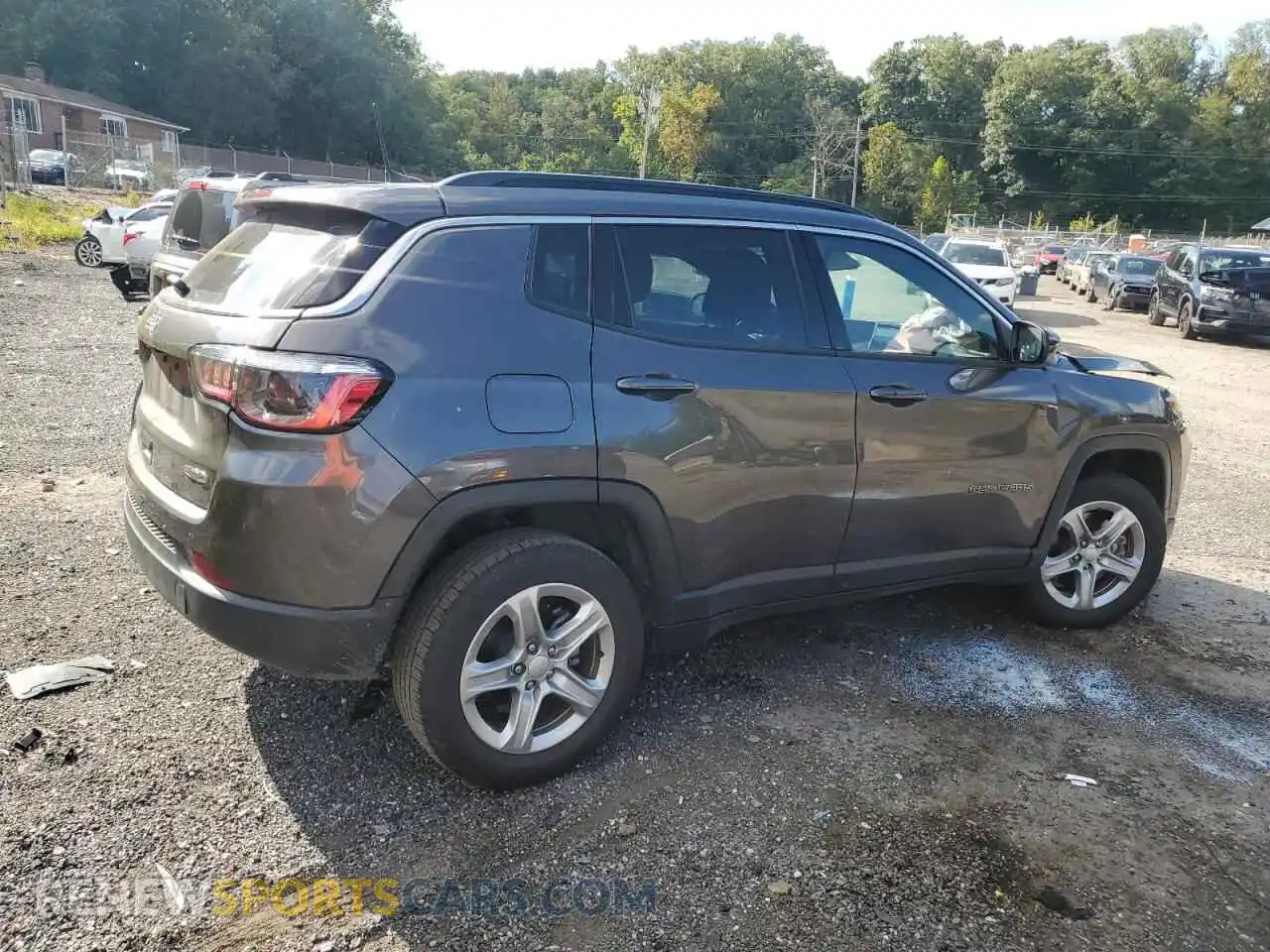 3 Photograph of a damaged car 3C4NJDBN6PT524074 JEEP COMPASS 2023
