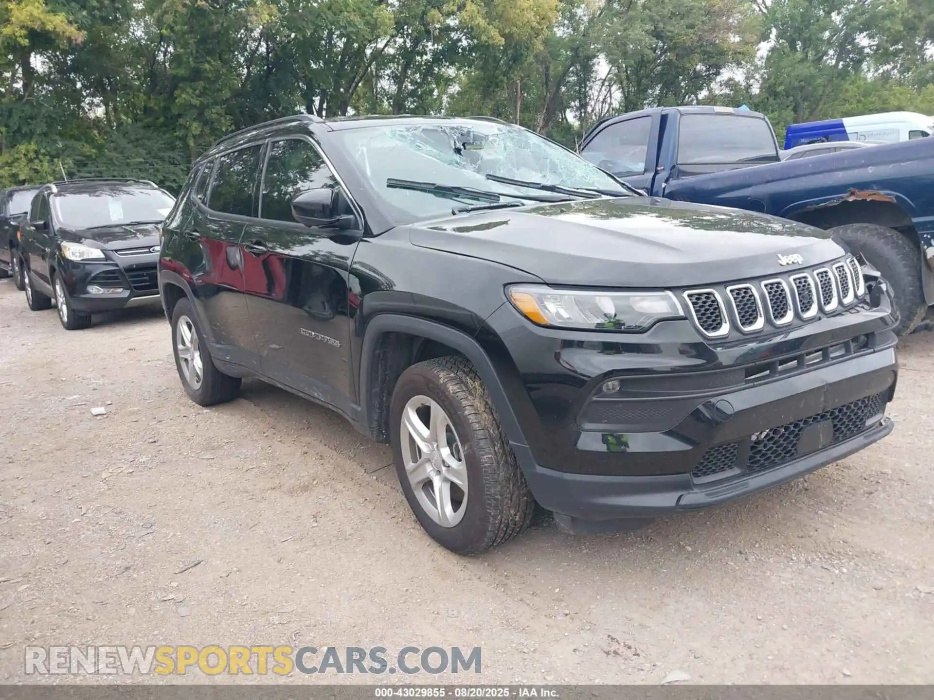 1 Photograph of a damaged car 3C4NJDBN6PT534412 JEEP COMPASS 2023